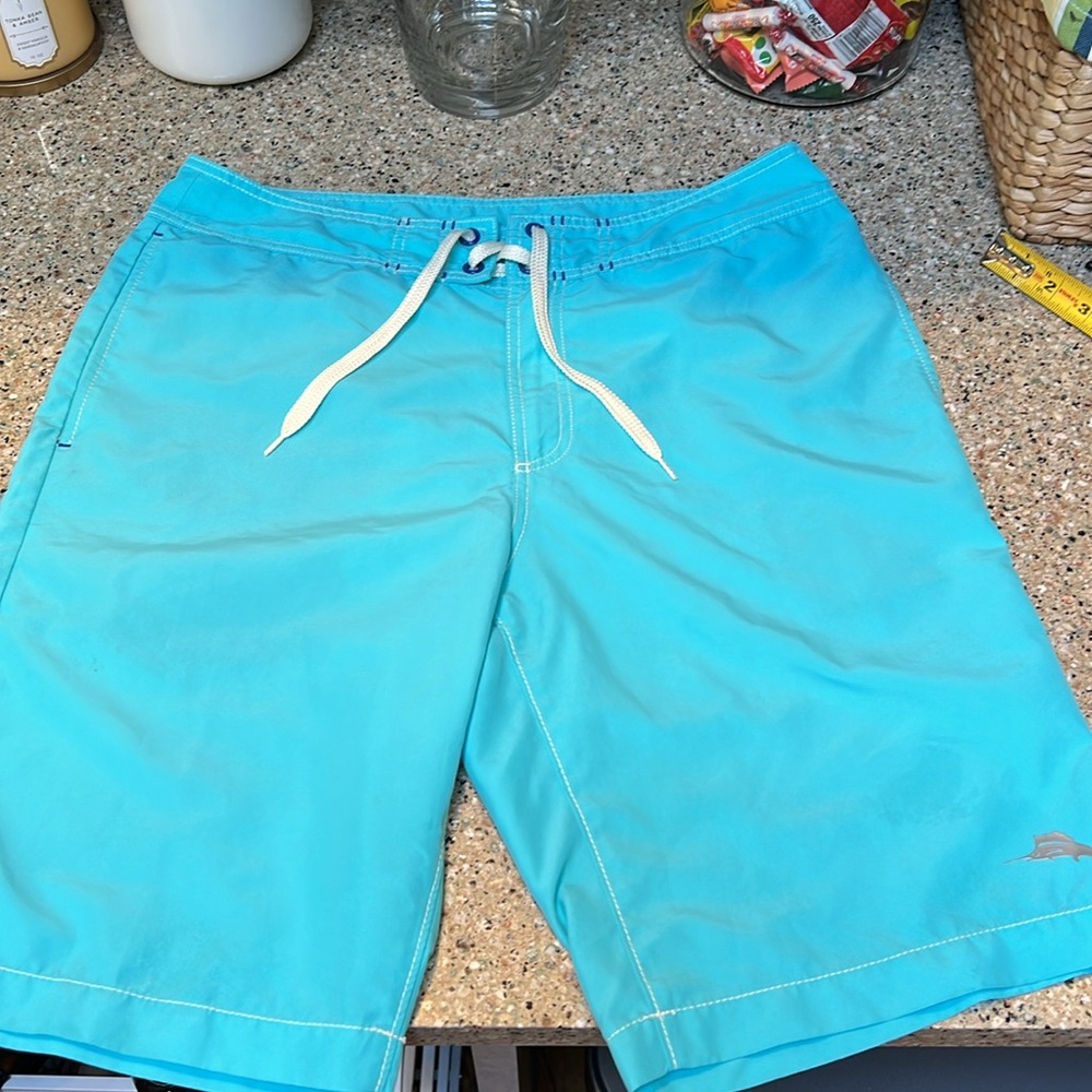 Men's Tommy Bahama Board Shorts size 32 Light Blue